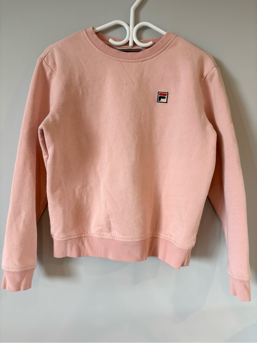 Fila Pastel Pink Logo Crewneck Sweatshirt